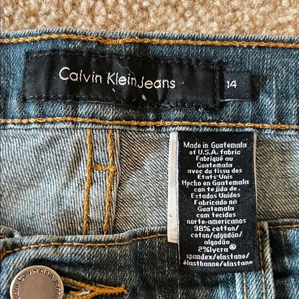 Calvin Klein Denim Jeans in Deep Blue Retro, purchased in 2005 - Picture 2 of 10